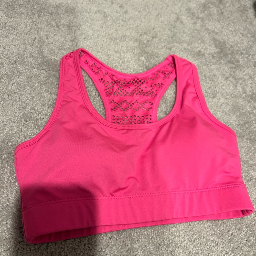 ZYIA Hot Pink Racerback Sports Bra